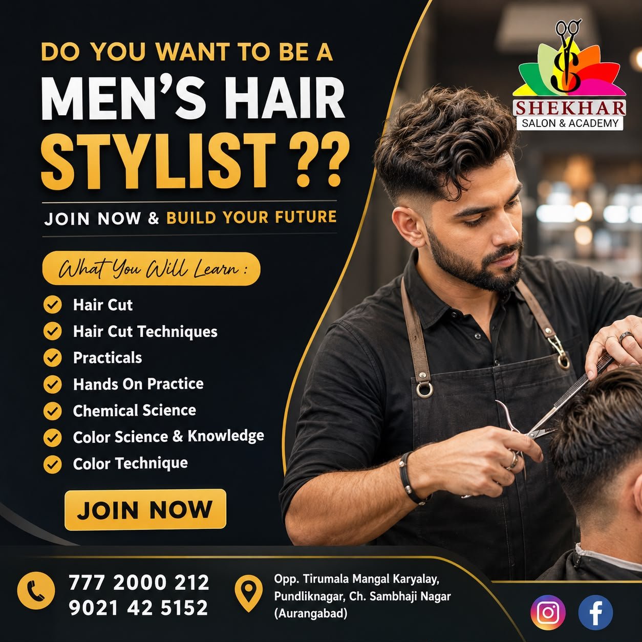 Men's Hair Stylist Course